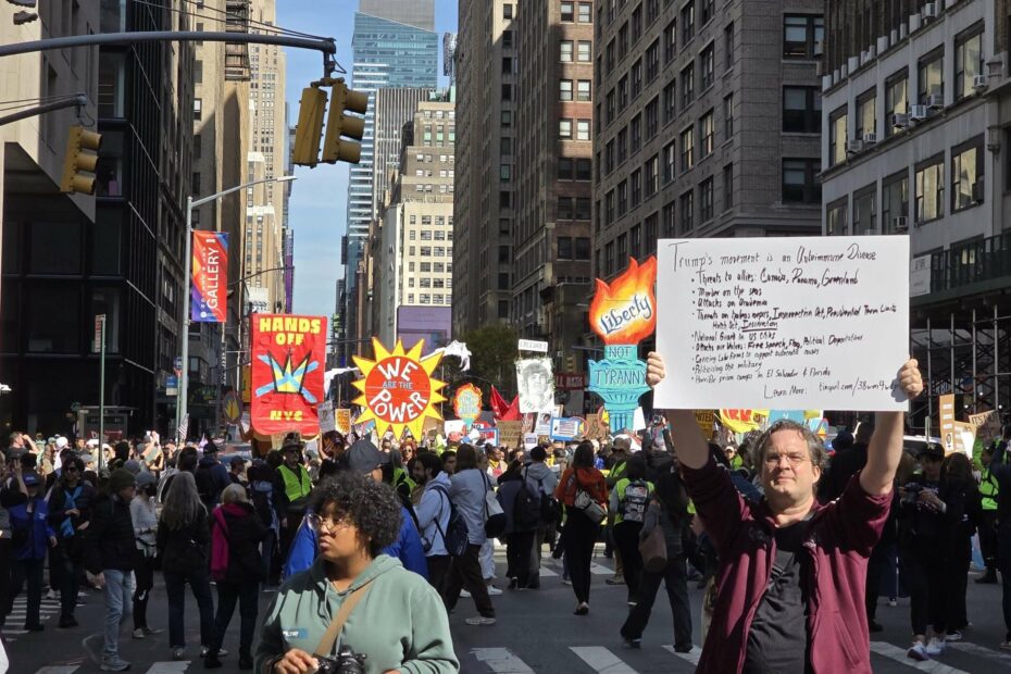 What I saw at today's No Kings rally in New York City