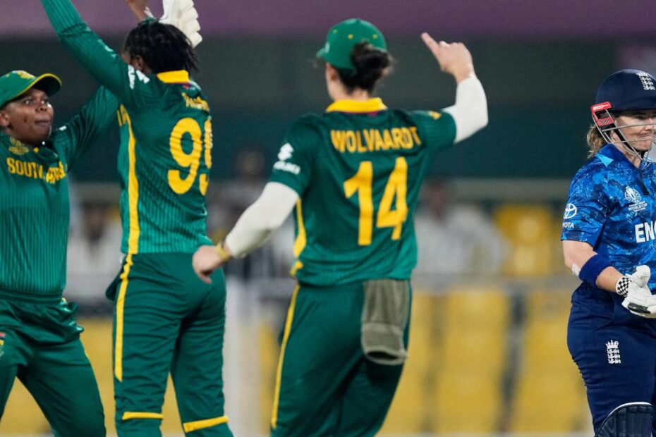 Women's Cricket World Cup: England thrashed by South Africa in semi-final after Laura Wolvaardt and Marizanne Kapp impress