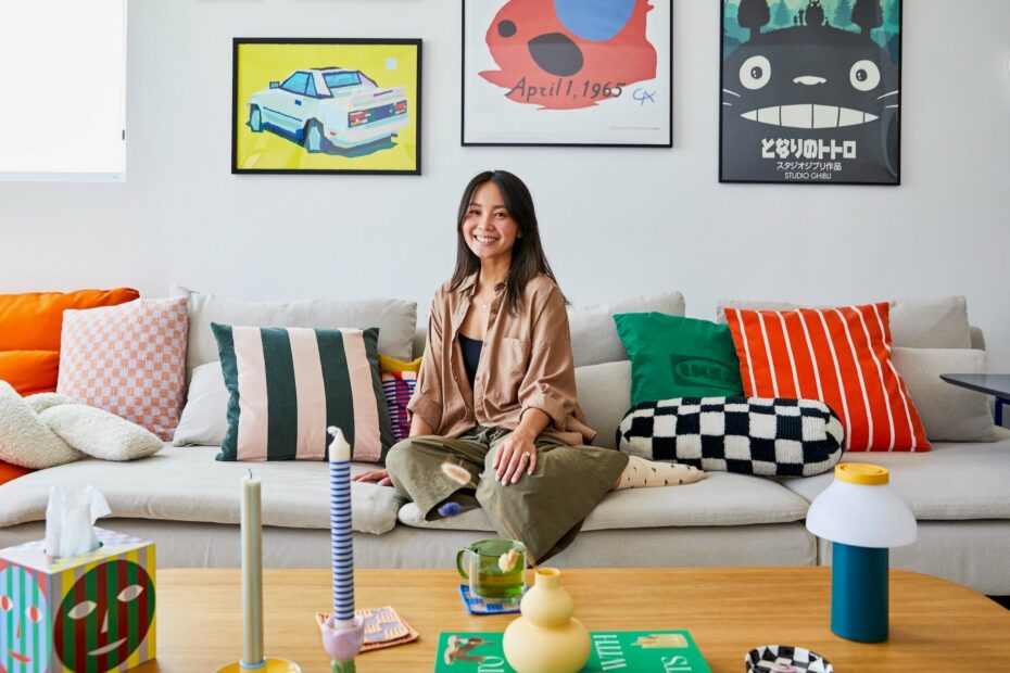 A Colorful, Playful Home With Ikea Finds and Vegetable Lamps | Cup of Jo