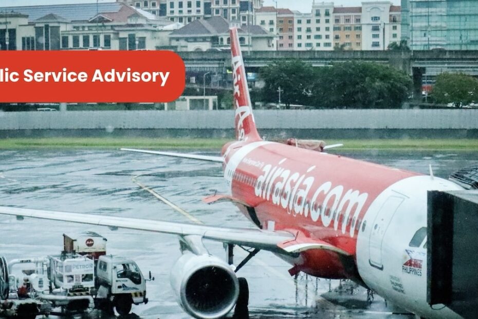 AirAsia Public Service Advisory