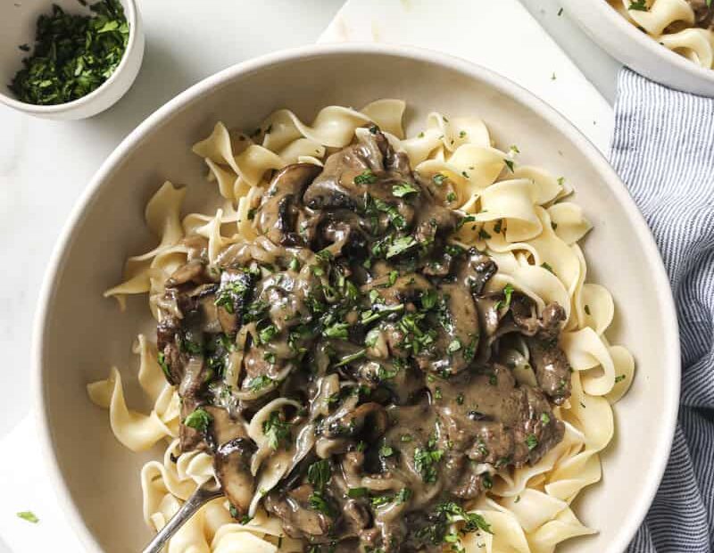 Beef Stroganoff