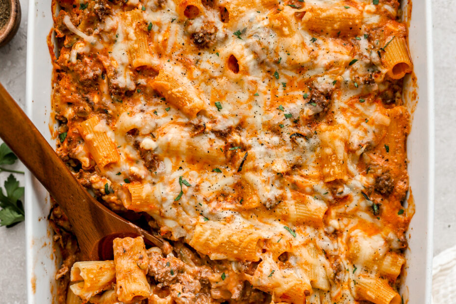 Cottage Cheese Baked Pasta