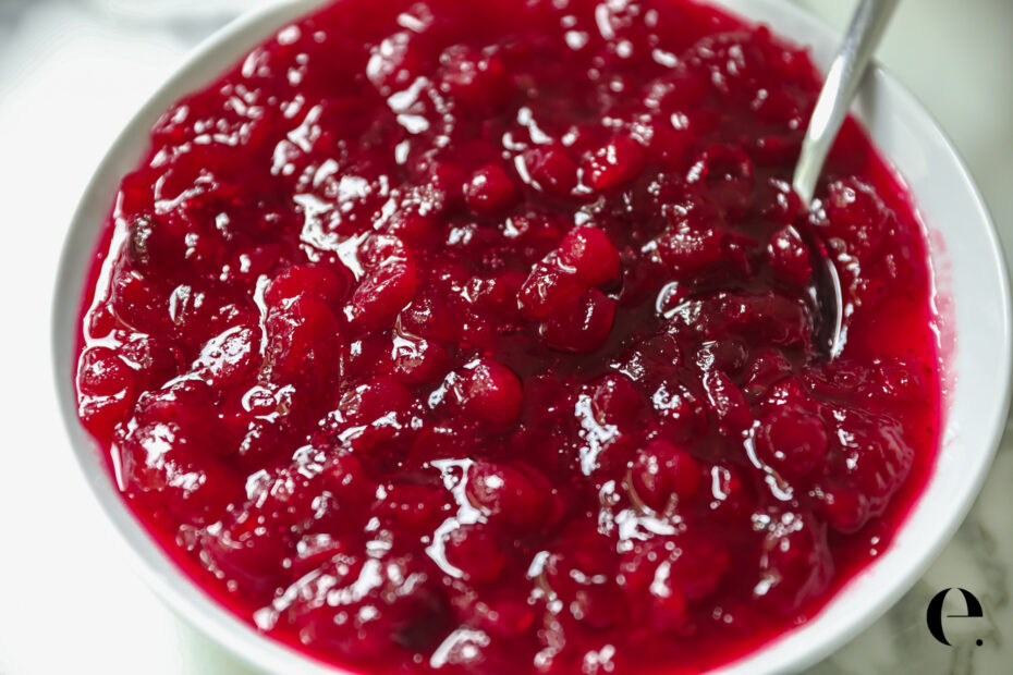 Cranberry Sauce Recipe (5 Ingredients) | Elizabeth Rider