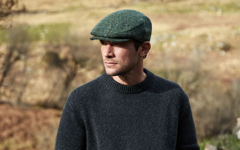 Hanna Hats of Donegal Ltd's vintage cap tweed.