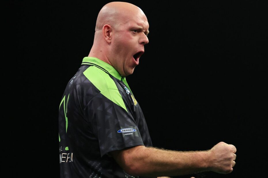 Grand Slam of Darts: Michael van Gerwen ends Gary Anderson's 17-year record as Beau Greaves registers victory