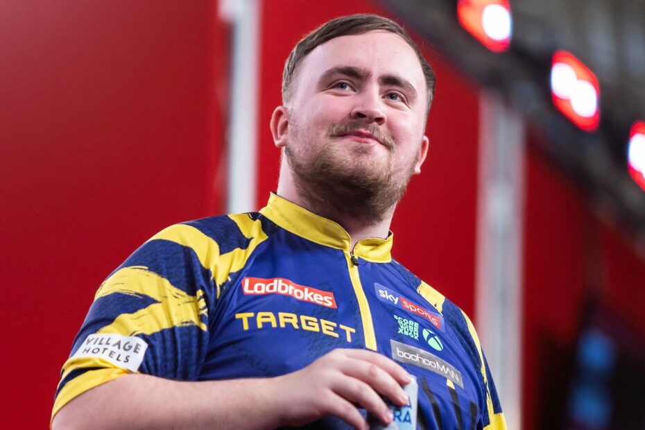 Luke Littler: World No 1 wins scrappy encounter at Players Championship Finals to make quarter-finals