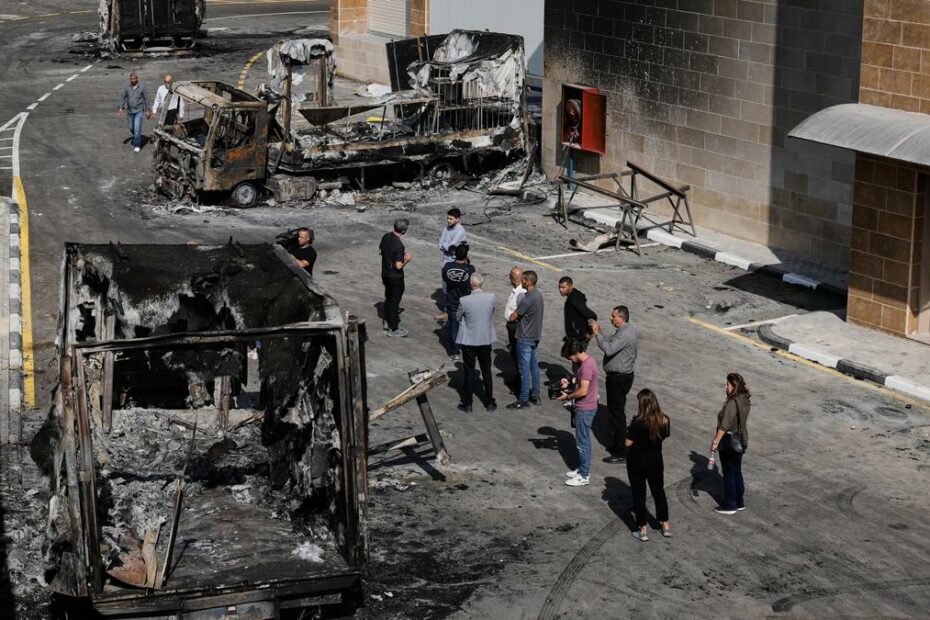 Masked Israeli settlers attack two Palestinian villages in the West Bank