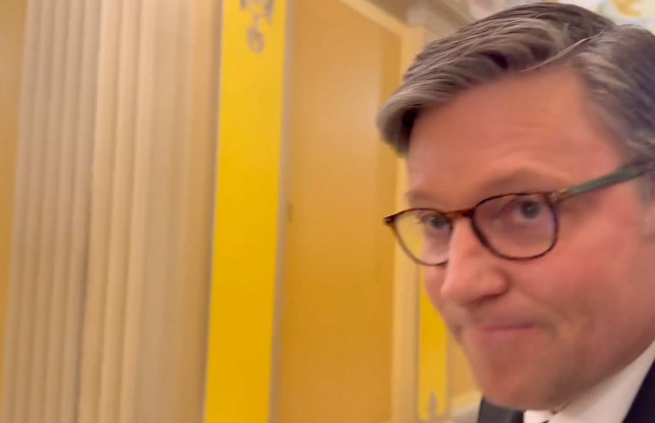 Mike Johnson Is FREAKED By The Epstein Vote. So What's Really Up His Ass?