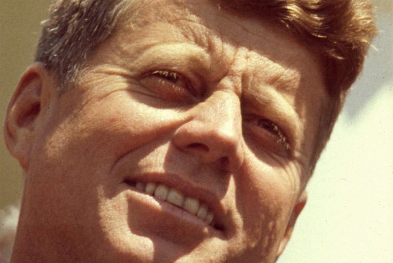 John F. Kennedy pictured here in 1960.