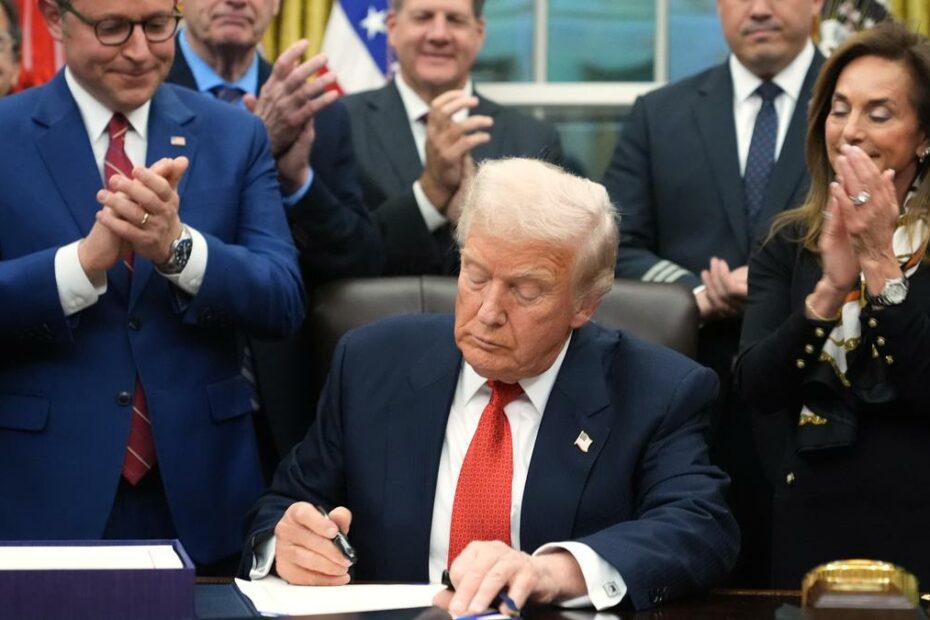 President Trump signs government funding bill, ending shutdown after a record 43-day disruption