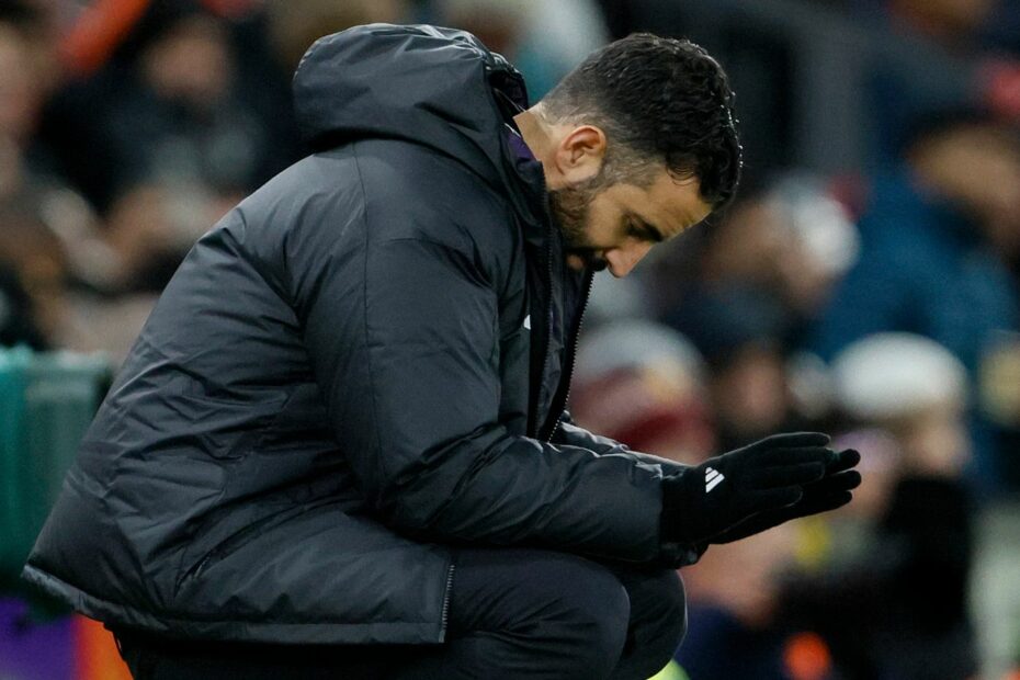 Ruben Amorim: Man Utd head coach says his team are 'not even near' the point where they fight for best positions after embarrassing loss to Everton