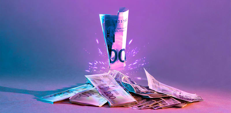 Shekel strengthening sharply credit: Tali Bogdanovsky with Adobe Firefly