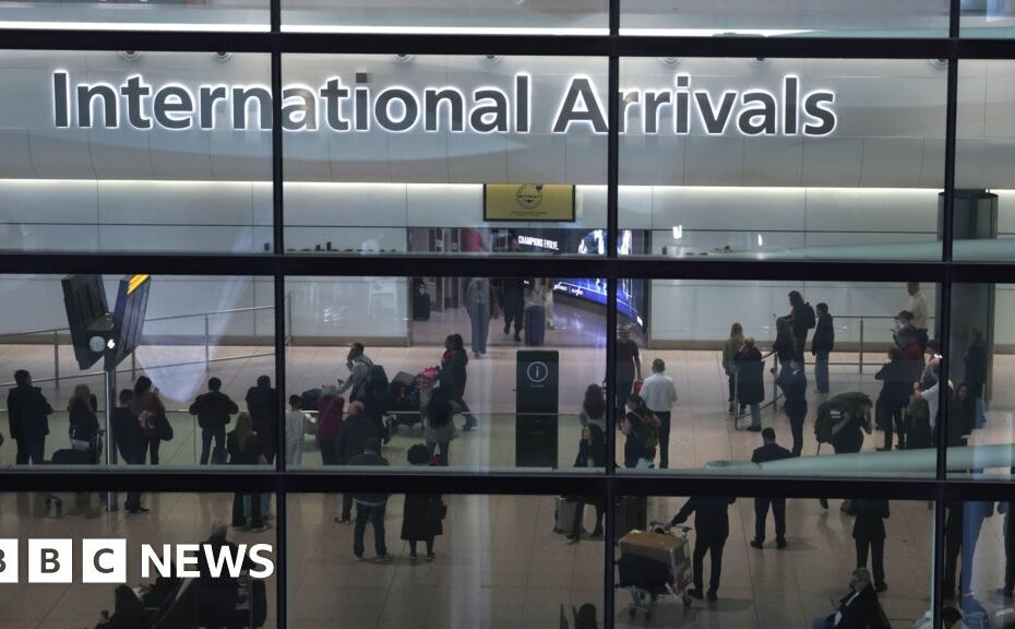 UK net migration falls sharply with drop in arrivals for work and study