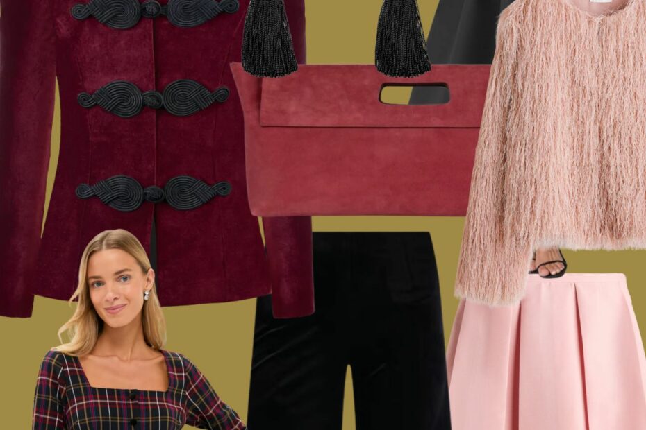 christmas outfit ideas, plaid holiday outfit, christams cocktail party look, how to style plaid