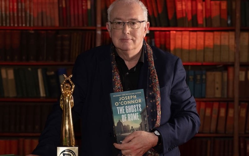 'The Ghosts of Rome’ by Joseph O’Connor is the winner of the overall ‘An Post Irish Book of the Year 2025’.
