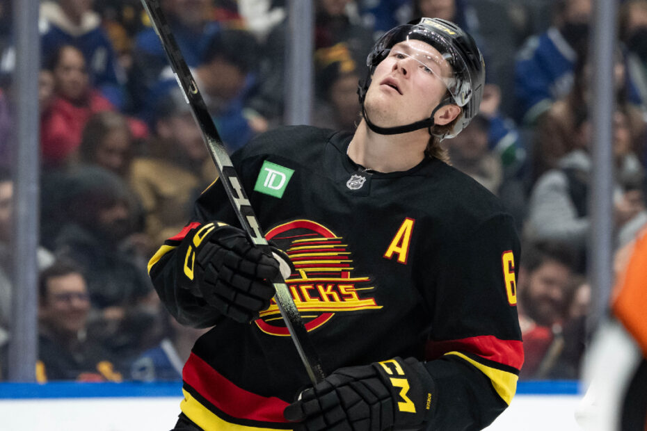 Brock Boeser adjusting to Canucks' centre woes: 'It's hard'