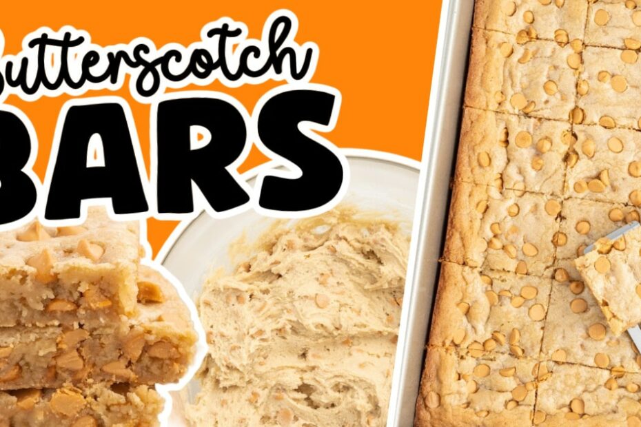 Butterscotch Dessert Bars Recipe
