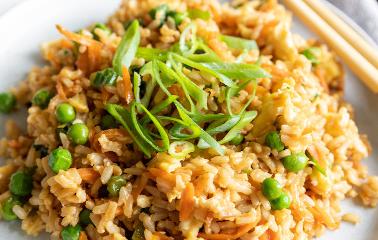 Healthy Fried Rice Recipe (Quick & Easy) | Elizabeth Rider