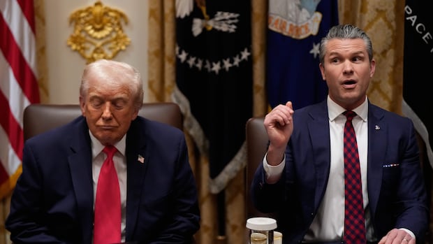 Hegseth and Pentagon face heat after Signal chat report, briefing on deadly boat strike | CBC News