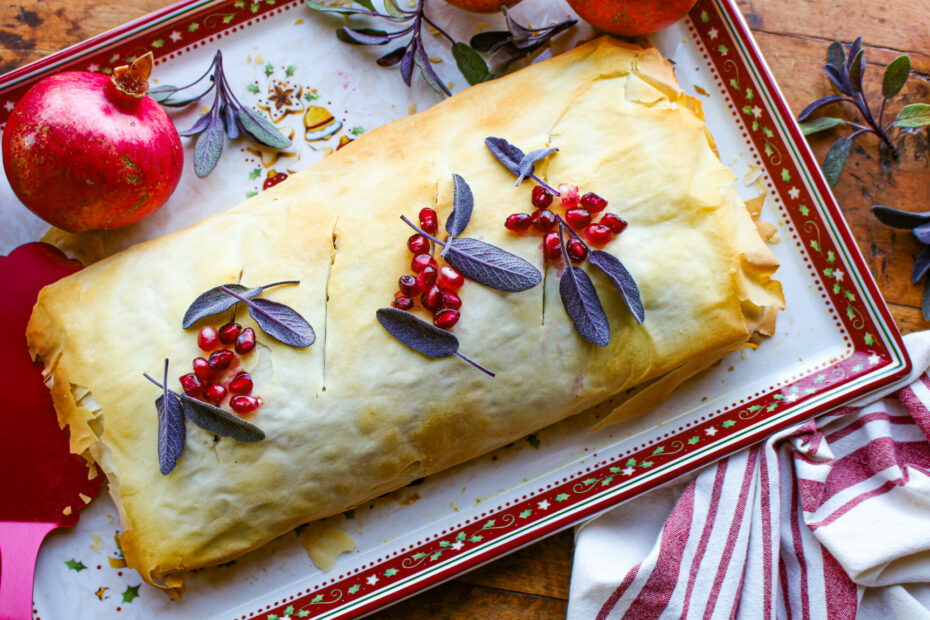 Lentil Butternut Squash Wellington - Sharon Palmer, The Plant Powered Dietitian