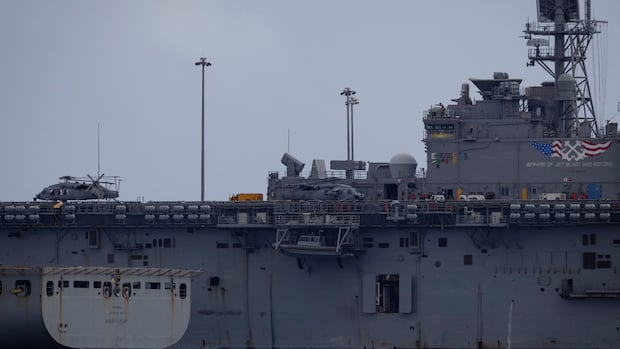 Navy ponders concept of Canadian-built amphibious landing ship for Arctic operations | CBC News