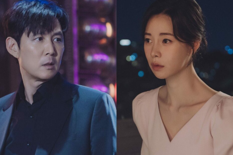 Lee Jung-jae and Lim Ji-yeon in Nice to Not Meet You (Image via X/@CJnDrama)