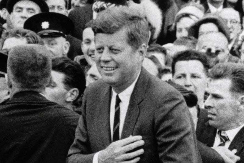 The 35th President of the United States John F. Kennedy in Ireland, 1963.