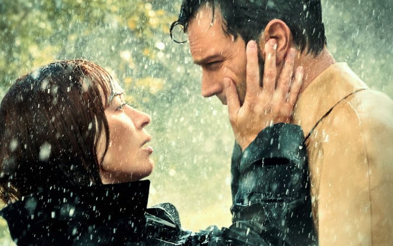 Emily Blunt and Jamie Dornan in "Wild Mountain Thyme," which was filmed around Co Mayo.