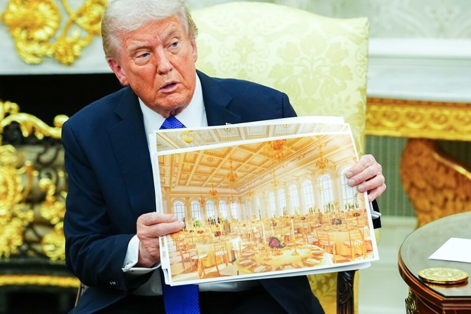 Trump's gilded White House makeover is all about power