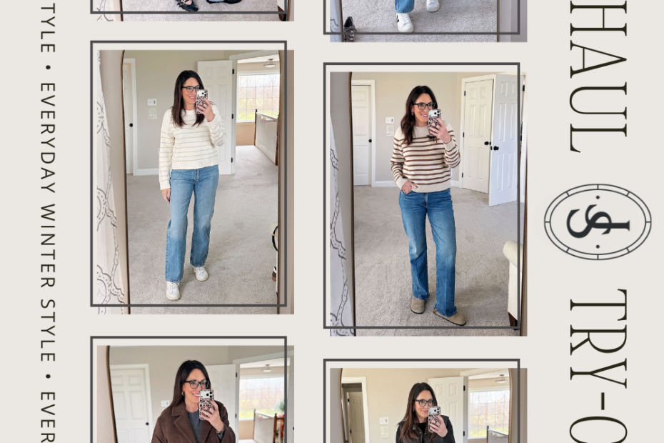 Winter Try-On Haul: Straight-Leg Jeans + A Few Cozy Extras