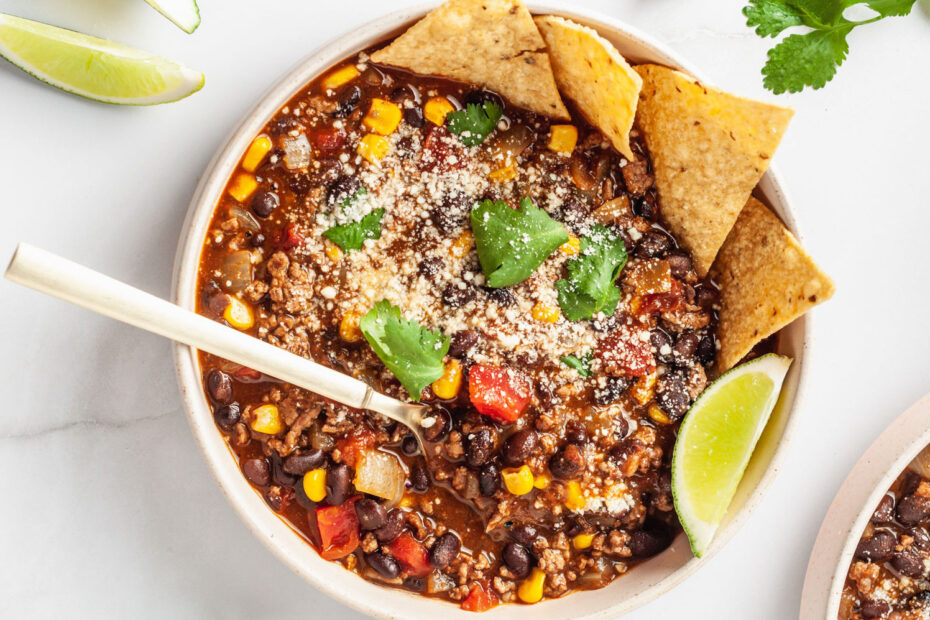 30-Minute Taco Soup Recipe | Elizabeth Rider