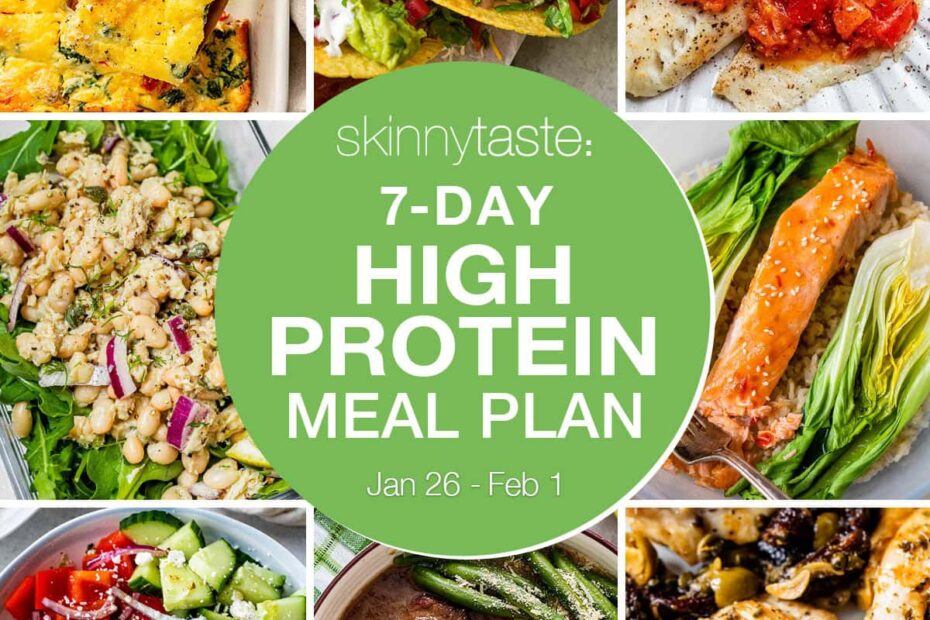 7 Day High-Protein High-Fiber Diet Meal Plan