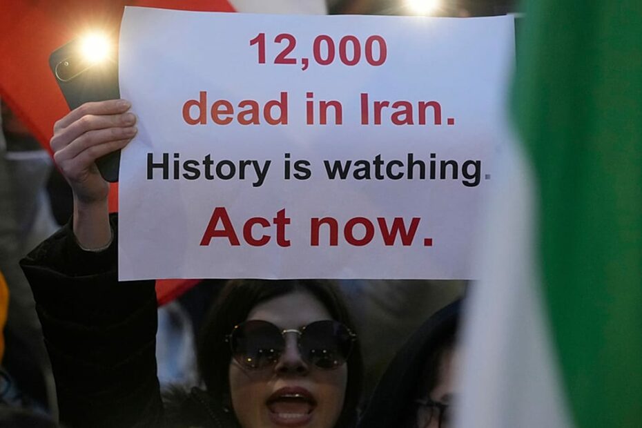 Iran protest death toll expected to rise as Tehran blames 'terrorists'