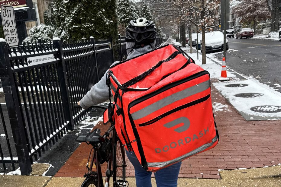 DoorDash Plan B Joke Social Media Reactions Winter Storm Ice Snow Americans Prepare Updates Weather