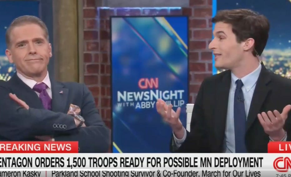 Scott Jennings Gets Very Upset When People Call Him Human Garbage To His Face!