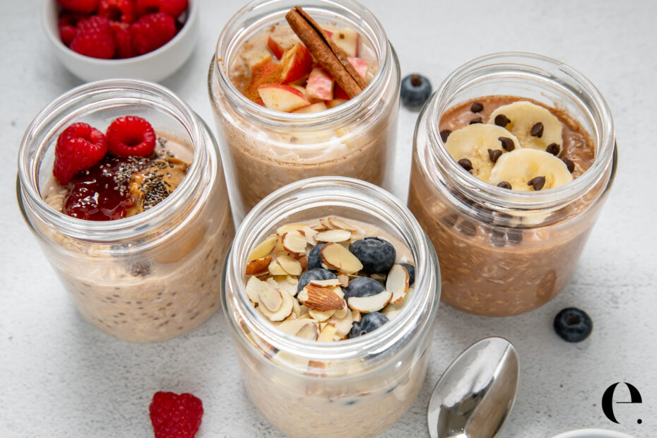 Single Serve Overnight Oats (Base Recipe + Variations) | Elizabeth Rider