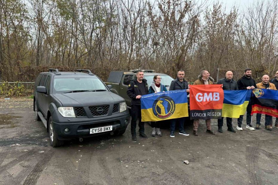 The GMB union is proud to have delivered aid to Ukrainian Unions fighting for survival